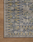 The Forte Navy/Red Rug by Riffle Co Paper x Loloi - Plain Jane Interiors