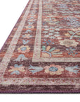 The Frances Red Rug by Riffle Co Paper x Loloi - Plain Jane Interiors