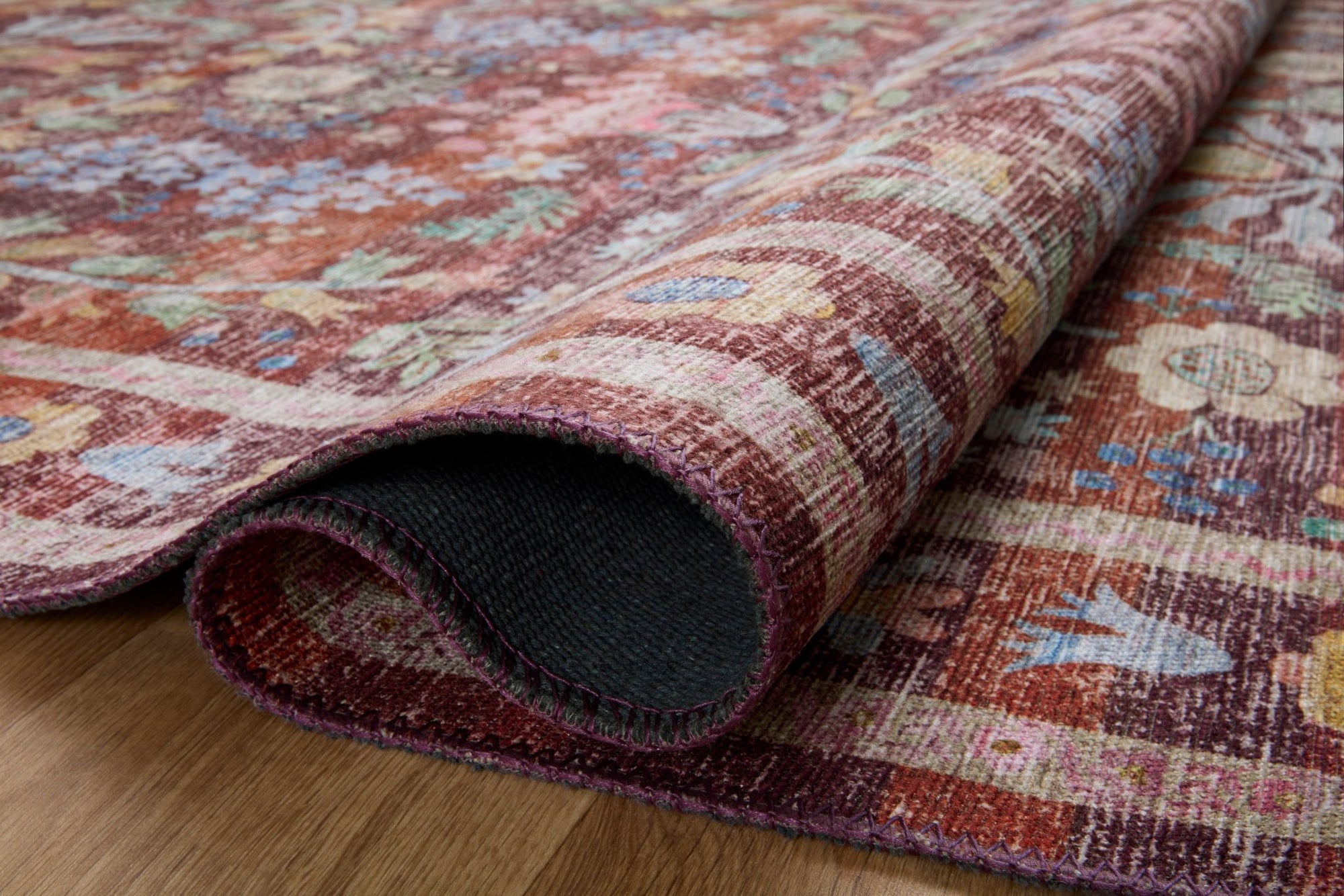 The Frances Red Rug by Riffle Co Paper x Loloi - Plain Jane Interiors