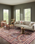 The Frances Red Rug by Riffle Co Paper x Loloi - Plain Jane Interiors