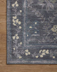 The Hawthorne Navy Rug by Riffle Co Paper x Loloi - Plain Jane Interiors