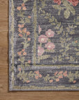 The Hawthorne Navy Rug by Riffle Co Paper x Loloi - Plain Jane Interiors