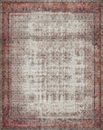 The Layla Rug 12 | Ivory/Brick - Plain Jane Interiors