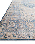 The Layla Rug 7 | Blue/Tangerine - Plain Jane Interiors