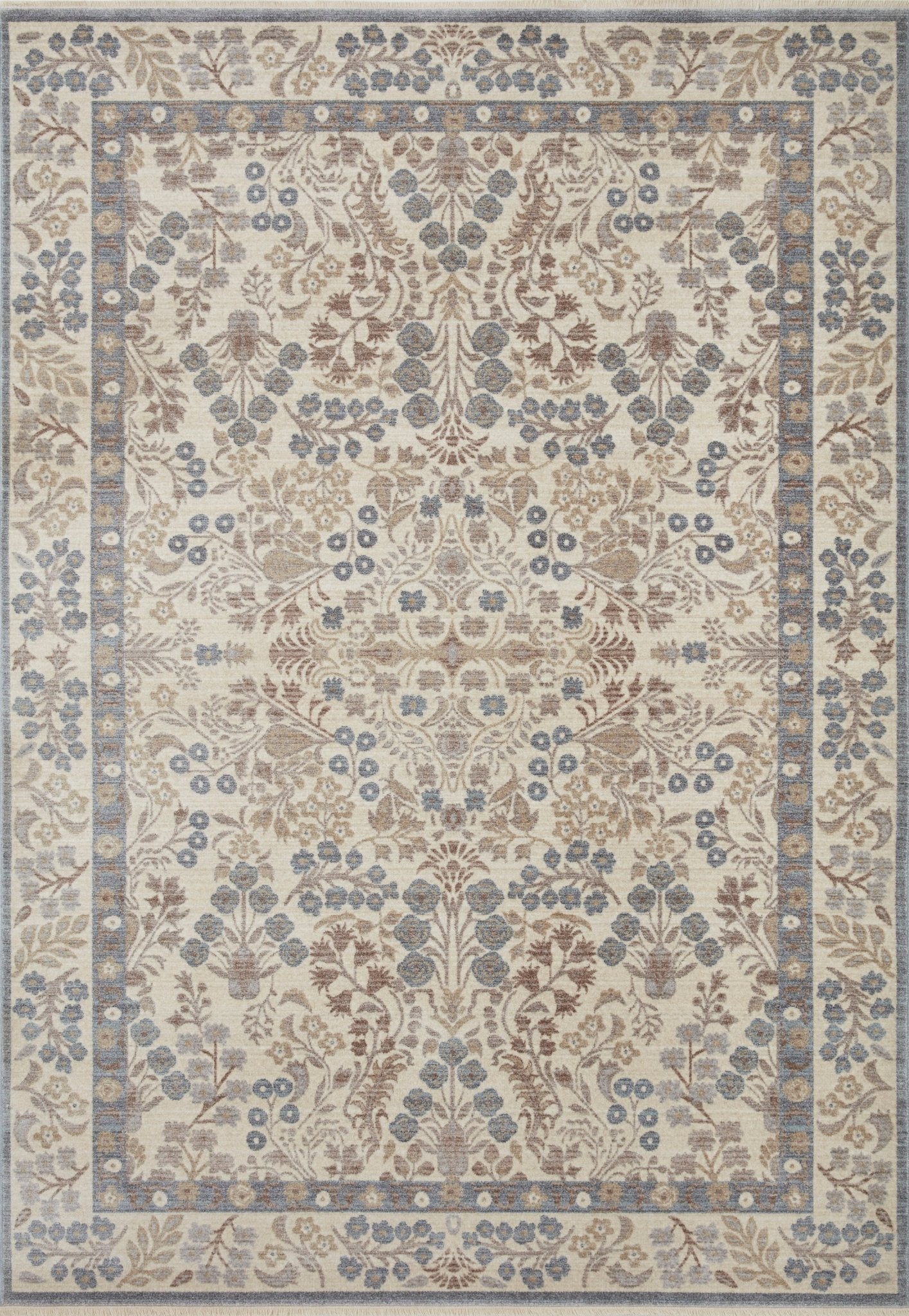 The Lotte Stone Rug by Riffle Co Paper x Loloi - Plain Jane Interiors