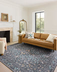 The Nightingale Black Rug by Riffle Co Paper x Loloi - Plain Jane Interiors