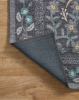 The Nightingale Black Rug by Riffle Co Paper x Loloi - Plain Jane Interiors