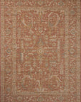 The Reign Rug 07 | Terracotta/Sky - Plain Jane Interiors