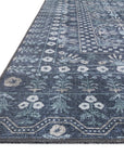 The Rosette Blue Rug by Riffle Co Paper x Loloi - Plain Jane Interiors