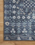 The Rosette Blue Rug by Riffle Co Paper x Loloi - Plain Jane Interiors
