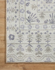 The Rosette Blue Rug by Riffle Co Paper x Loloi - Plain Jane Interiors