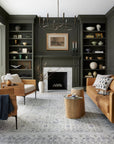 The Rosette Blue Rug by Riffle Co Paper x Loloi - Plain Jane Interiors