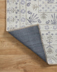 The Rosette Blue Rug by Riffle Co Paper x Loloi - Plain Jane Interiors