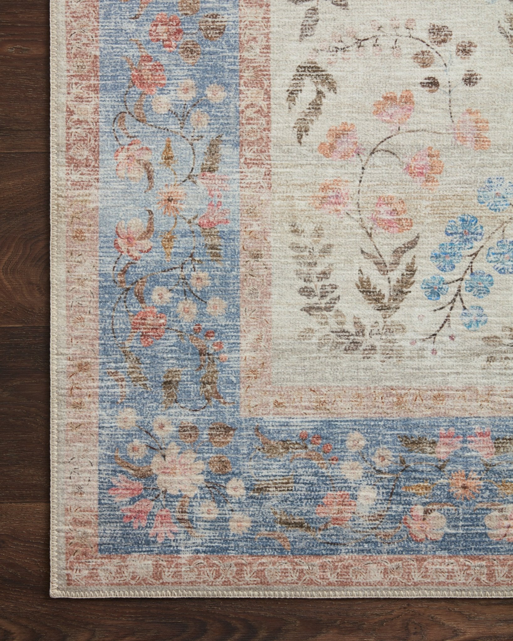 Violet Light Blue Rug by Rifle paper Co - Plain Jane Interiors