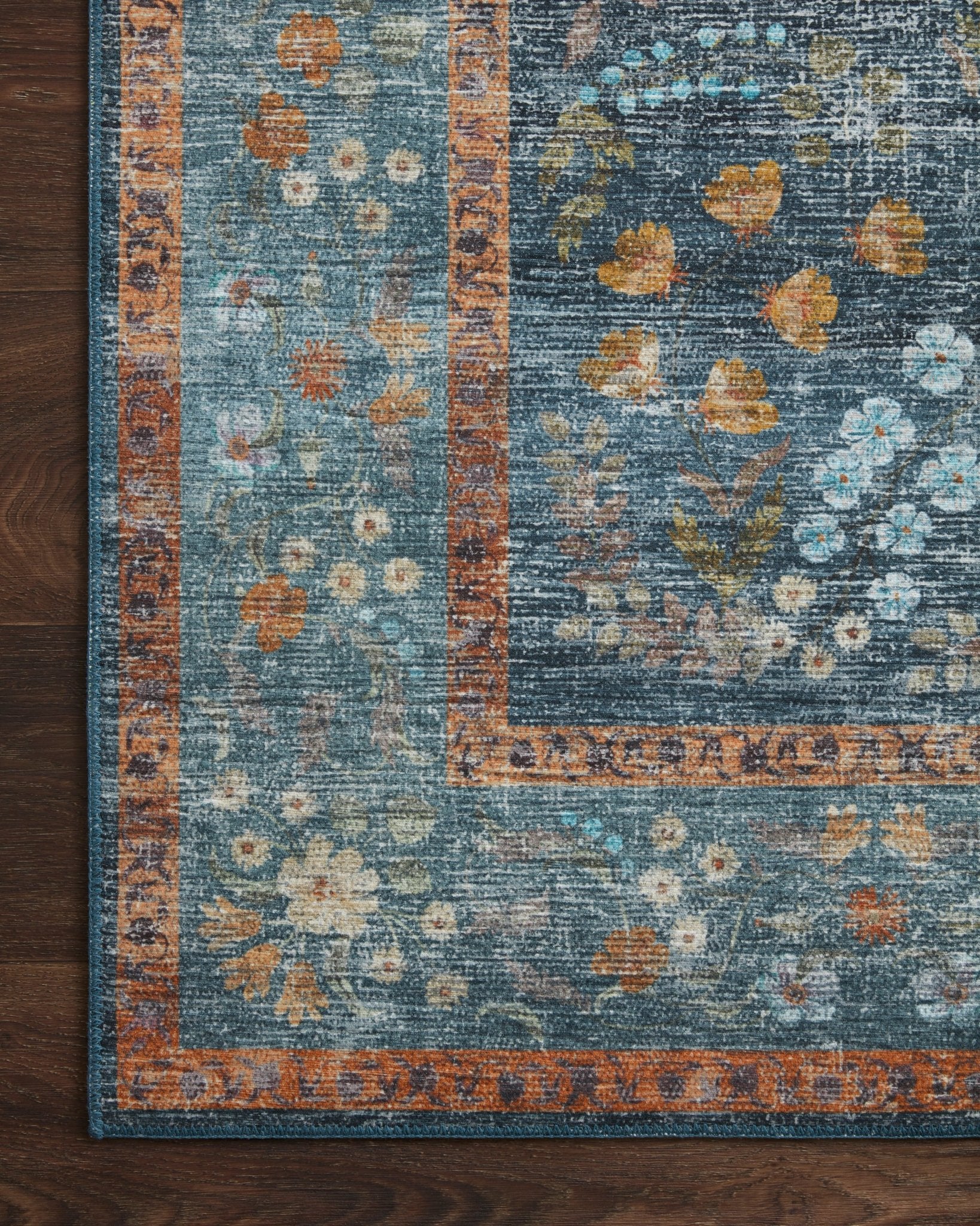 Violet Navy Rug by Rifle paper Co - Plain Jane Interiors