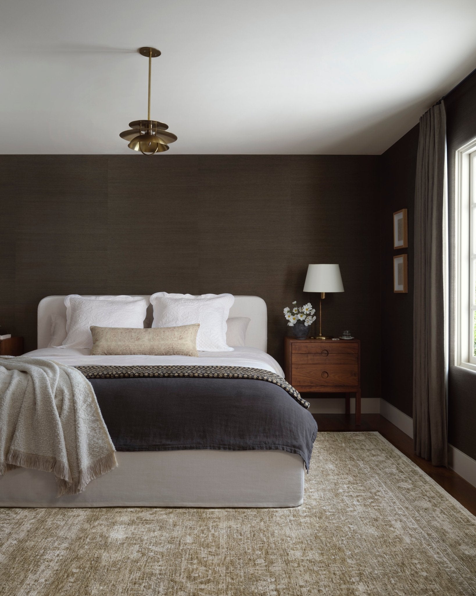 Vivien Rug in Khaki By Amber Lewis - Plain Jane Interiors