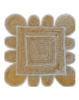 White Scallop Jute Rug - Plain Jane Interiors