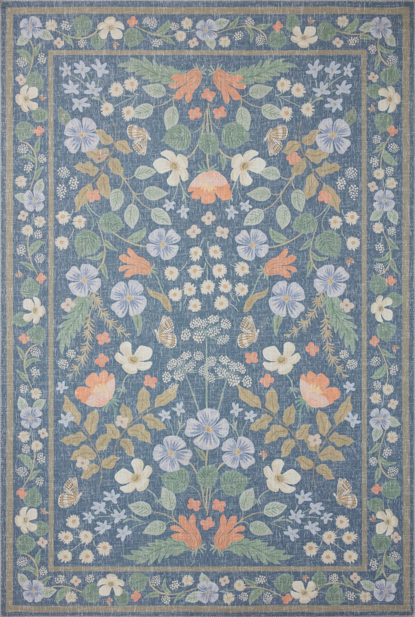 Willow Indigo Rug by Riffle Paper Co - Plain Jane Interiors