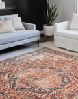 Layla Rug in Red / Navy - by Loloi Rugs | Power Loomed Rugs - Plain Jane Interiors