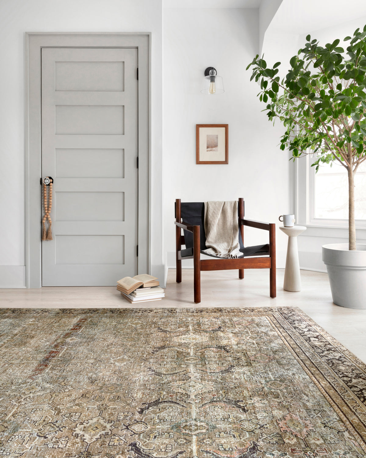 The Layla Rug 3 | Olive/Charcoal