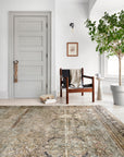 The Layla Rug 3 | Olive/Charcoal