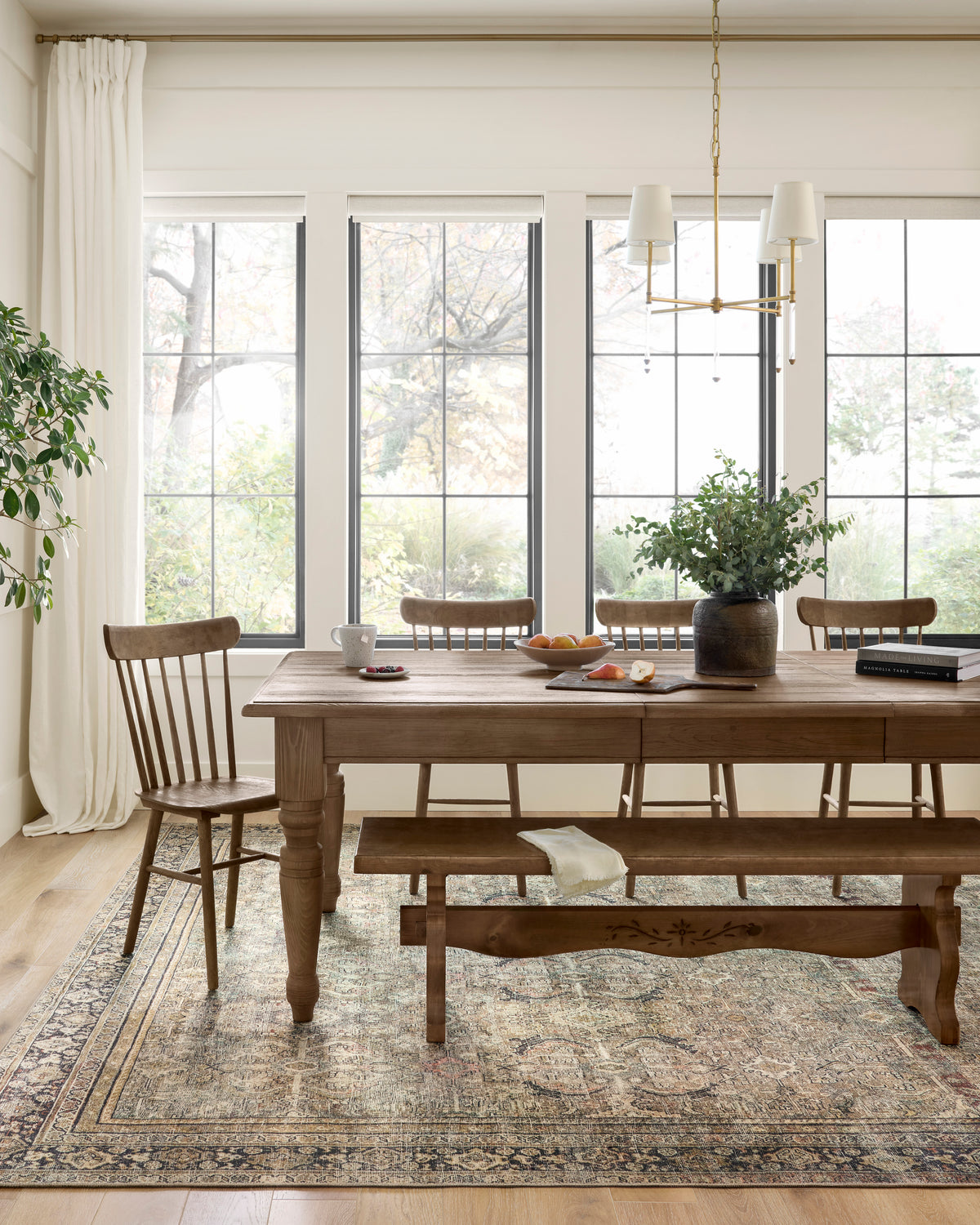 The Layla Rug 3 | Olive/Charcoal