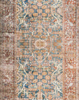 The Layla Rug 4 | Ocean/Rust