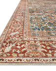 The Layla Rug 4 | Ocean/Rust