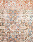 The Layla Rug 4 | Ocean/Rust