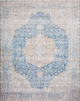 The Layla Rug 7 | Blue/Tangerine