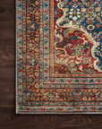 The Layla Rug 9 | Blue/Spice
