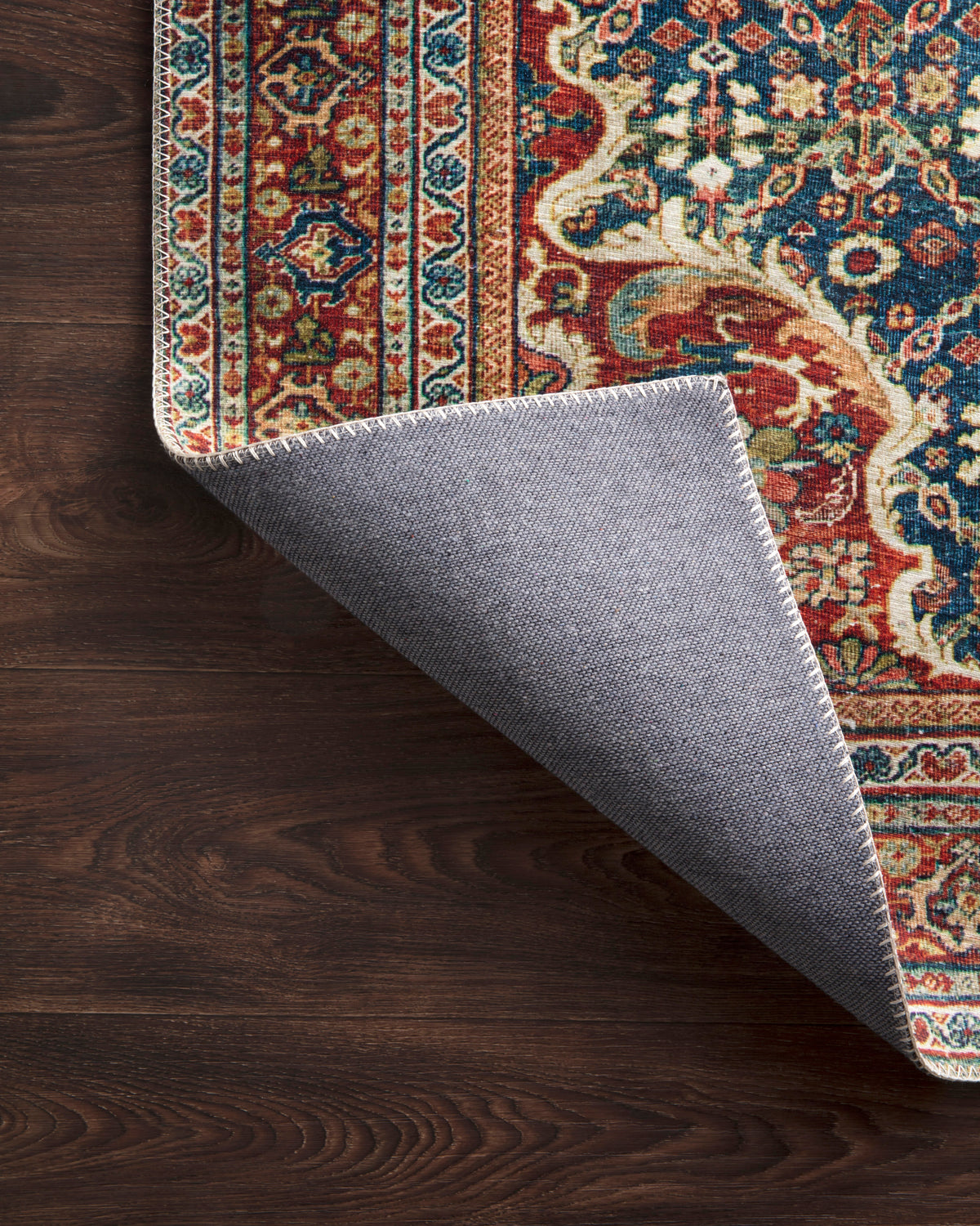 The Layla Rug 9 | Blue/Spice