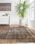 The Layla Rug 9 | Blue/Spice