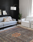 The Layla Rug 9 | Blue/Spice