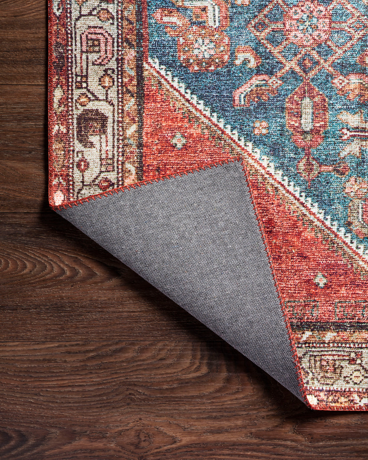 The Layla Rug 10 | Marine/Clay