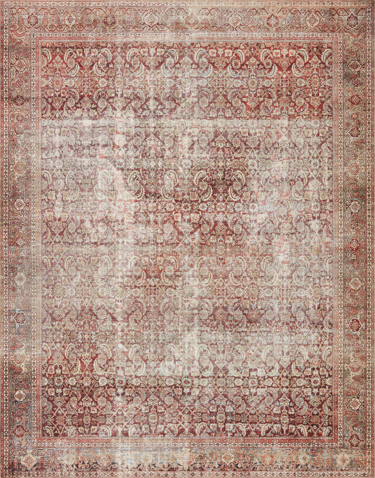 The Layla Rug 11 | Cinnamon/Sage