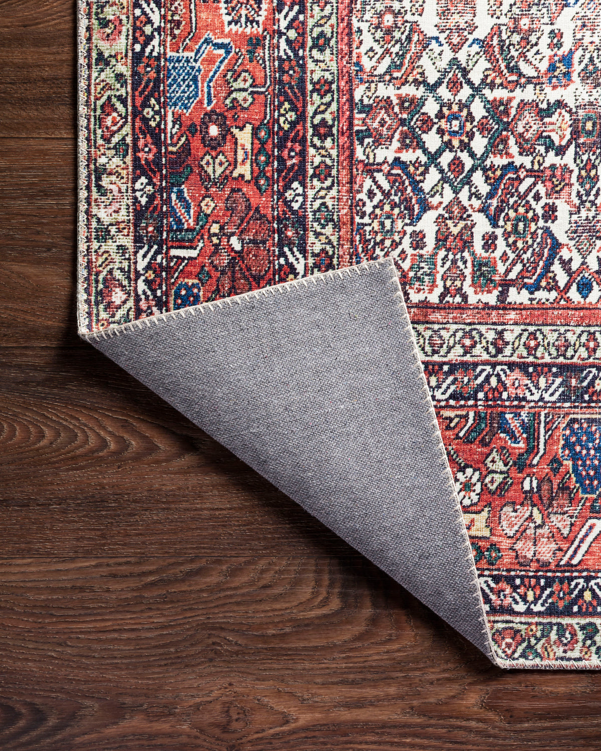 The Layla Rug 12 | Ivory/Brick