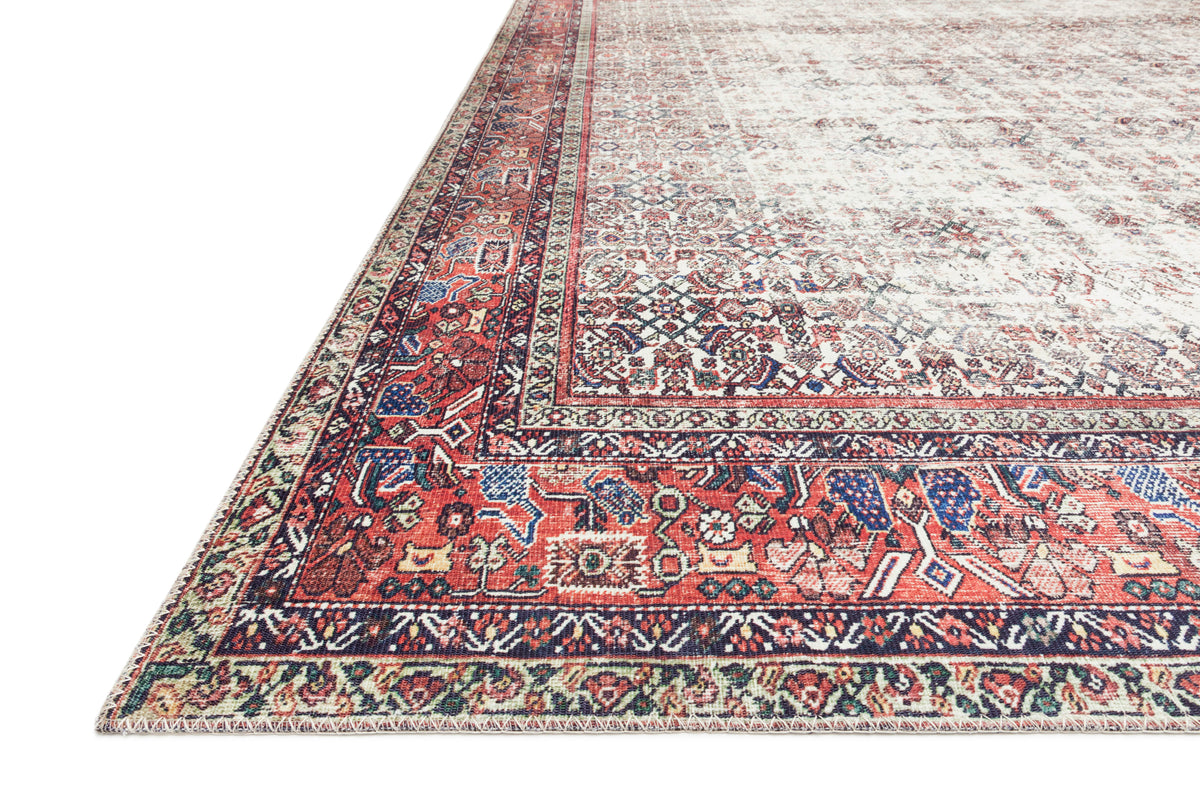 The Layla Rug 12 | Ivory/Brick