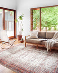 The Layla Rug 12 | Ivory/Brick