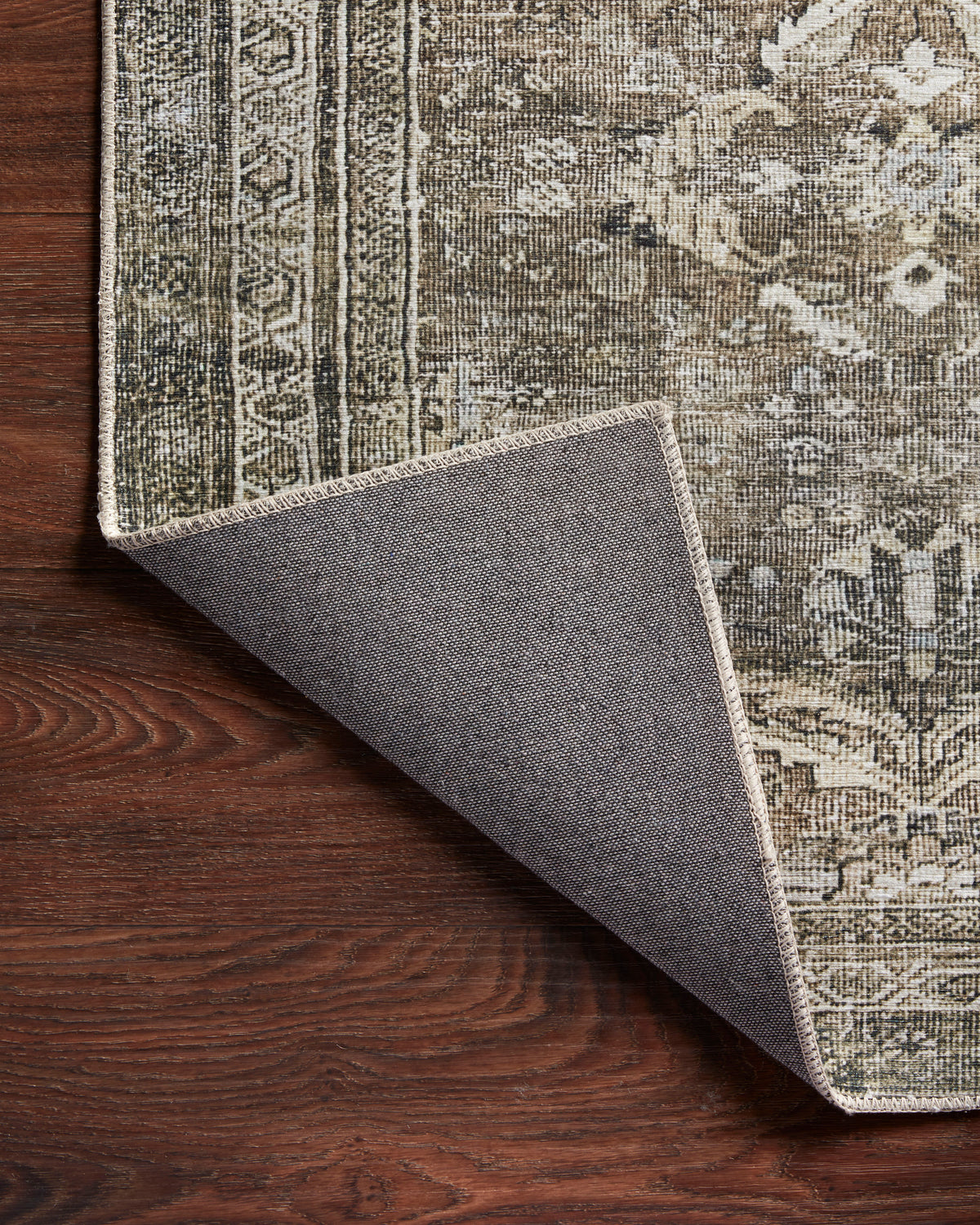 The Layla Rug 13 | Antique/Moss