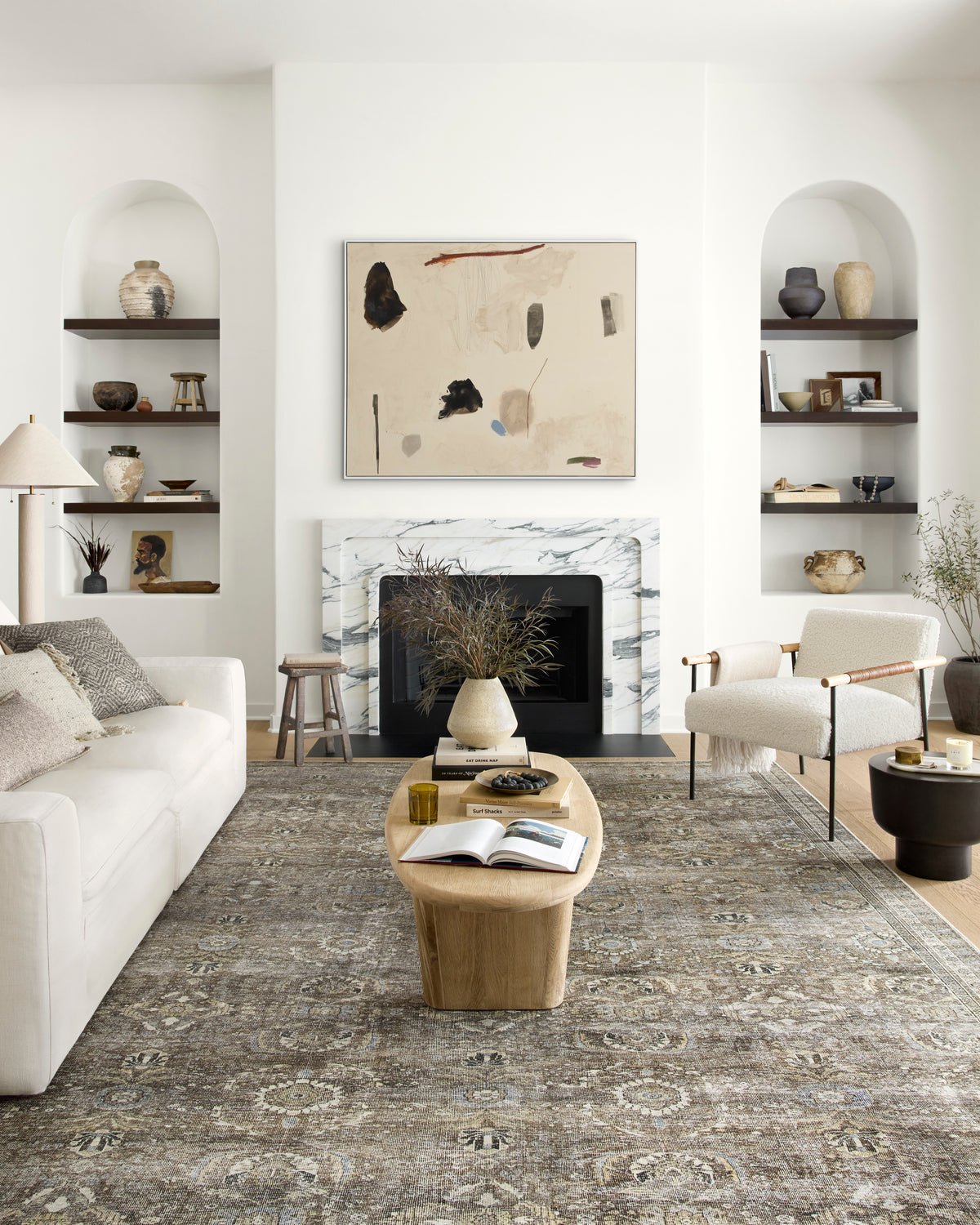 The Layla Rug 13 | Antique/Moss