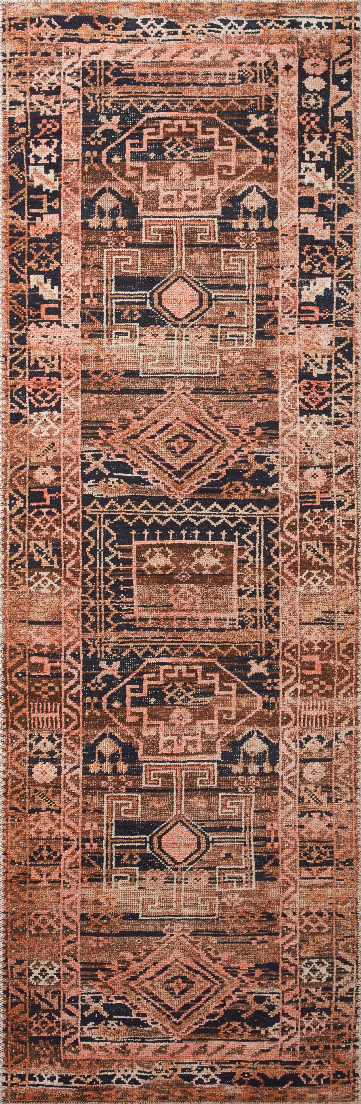 The Layla Rug 14 | Mocha/Blush