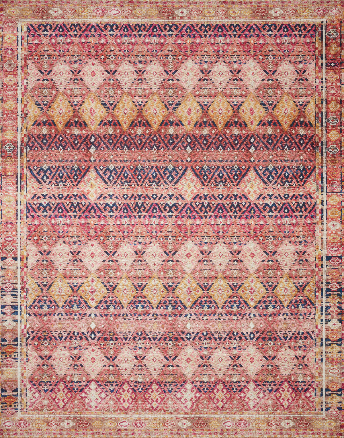The Layla Rug 15 | Magenta/Multi