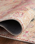 The Layla Rug 17 | Pink/Lagoon
