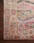 The Layla Rug 17 | Pink/Lagoon