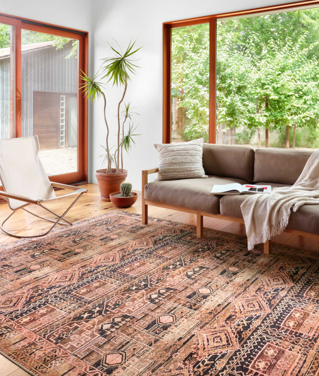 The Layla Rug 14 | Mocha/Blush