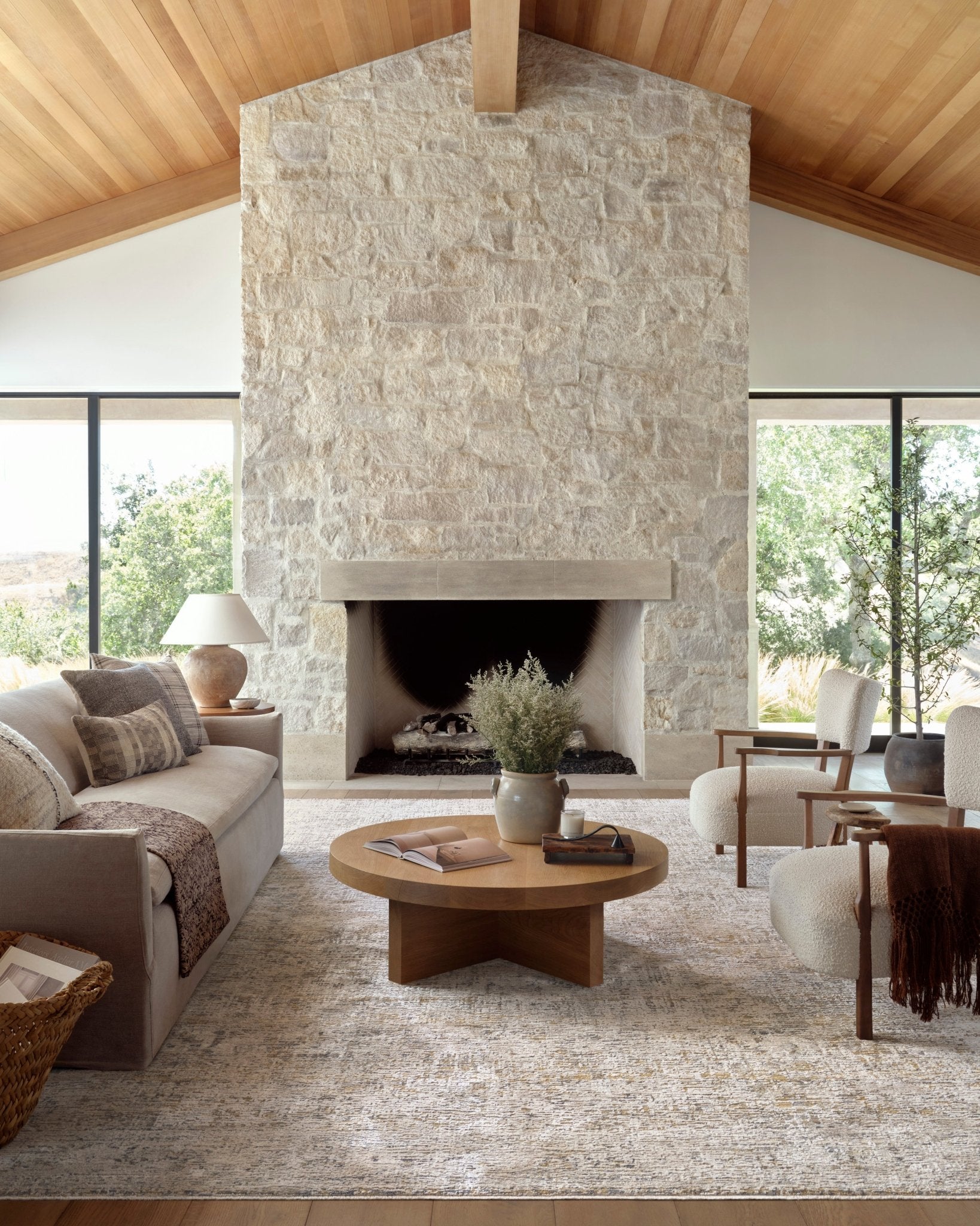 Anouk Rug in Charcoal By Amber Lewis - Plain Jane Interiors