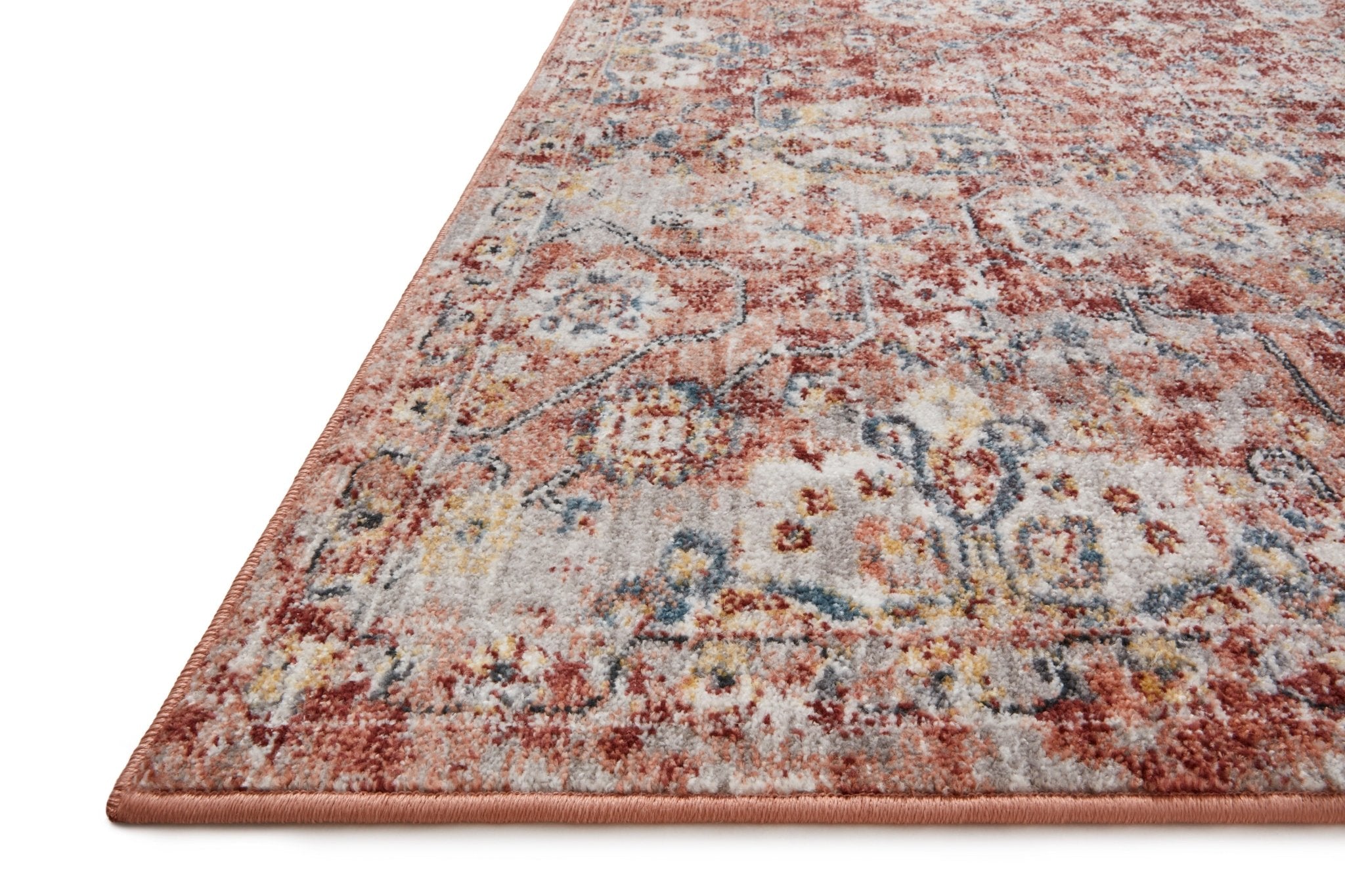 Arianna Rust Rug - by Loloi | Power-Loomed Rug | Free Shipping – Plain ...