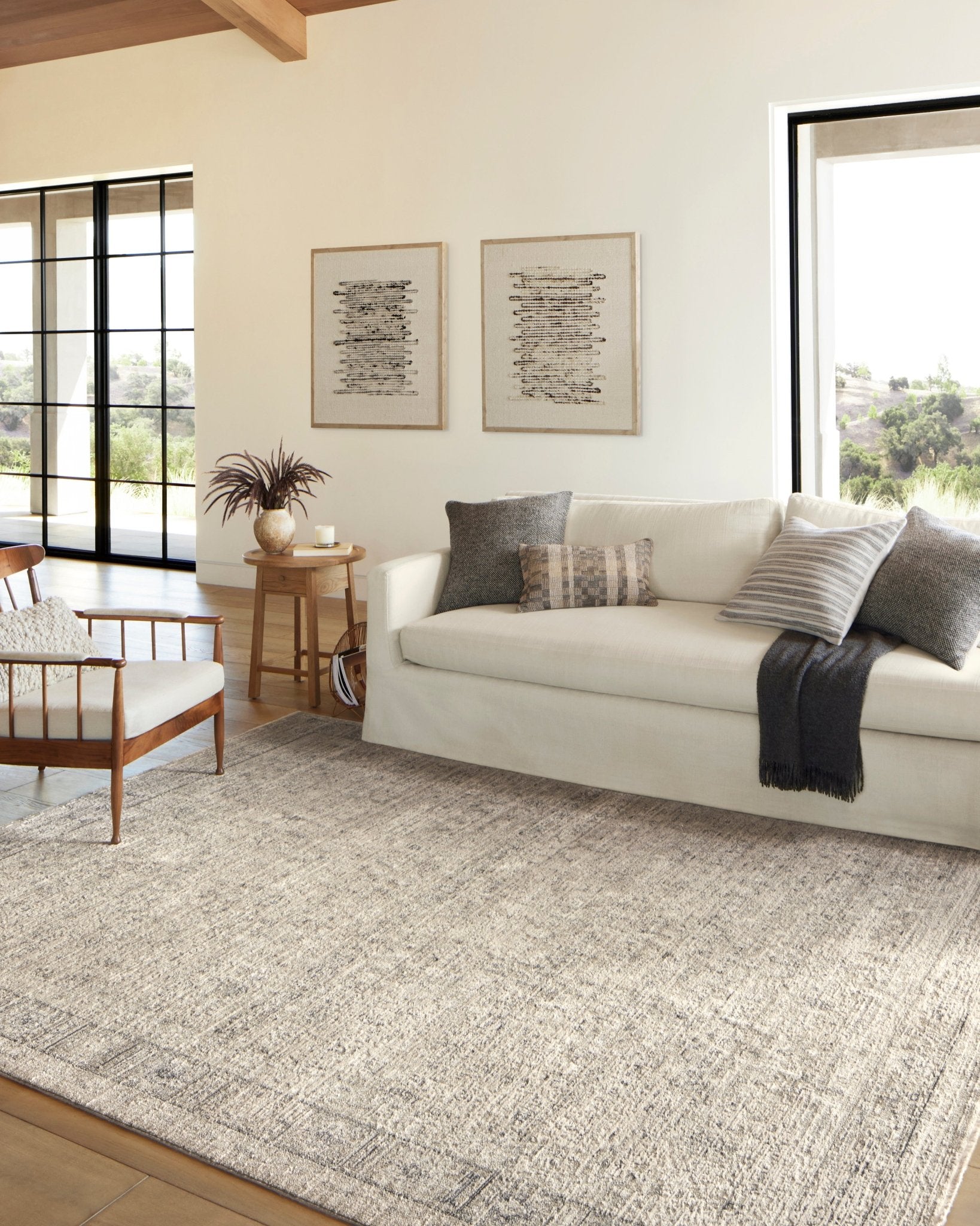 Iris Rug in Taupe By Amber Lewis - Plain Jane Interiors