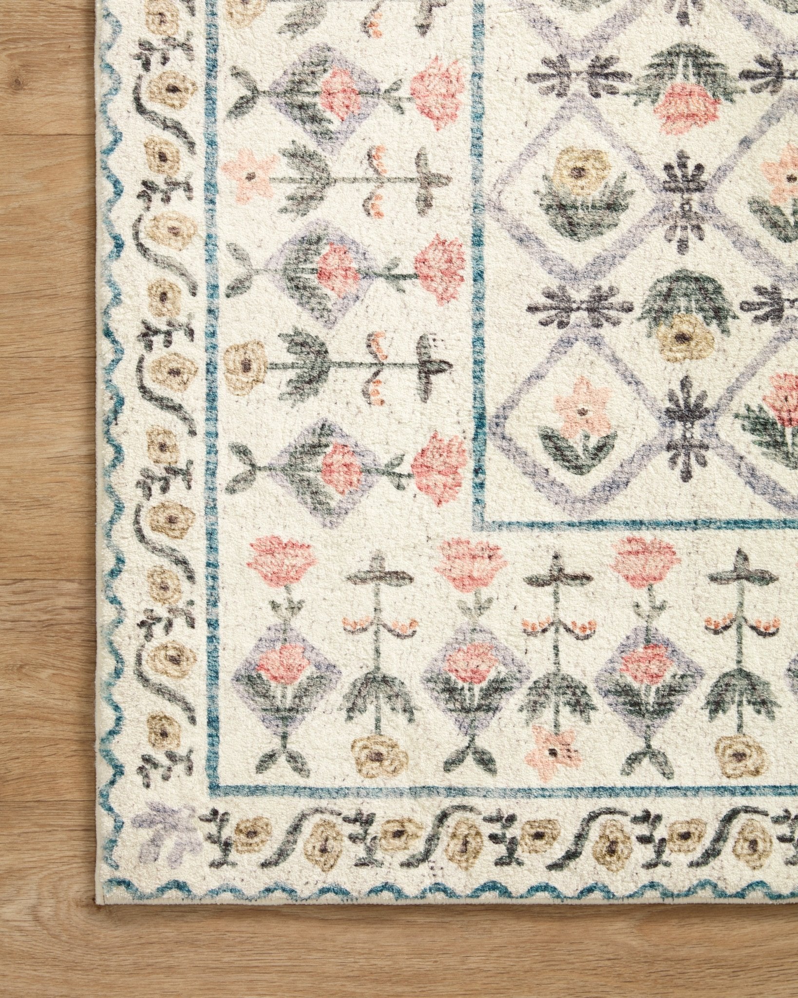 Lattice Rug in Ivory by Riffle Paper Co - Plain Jane Interiors